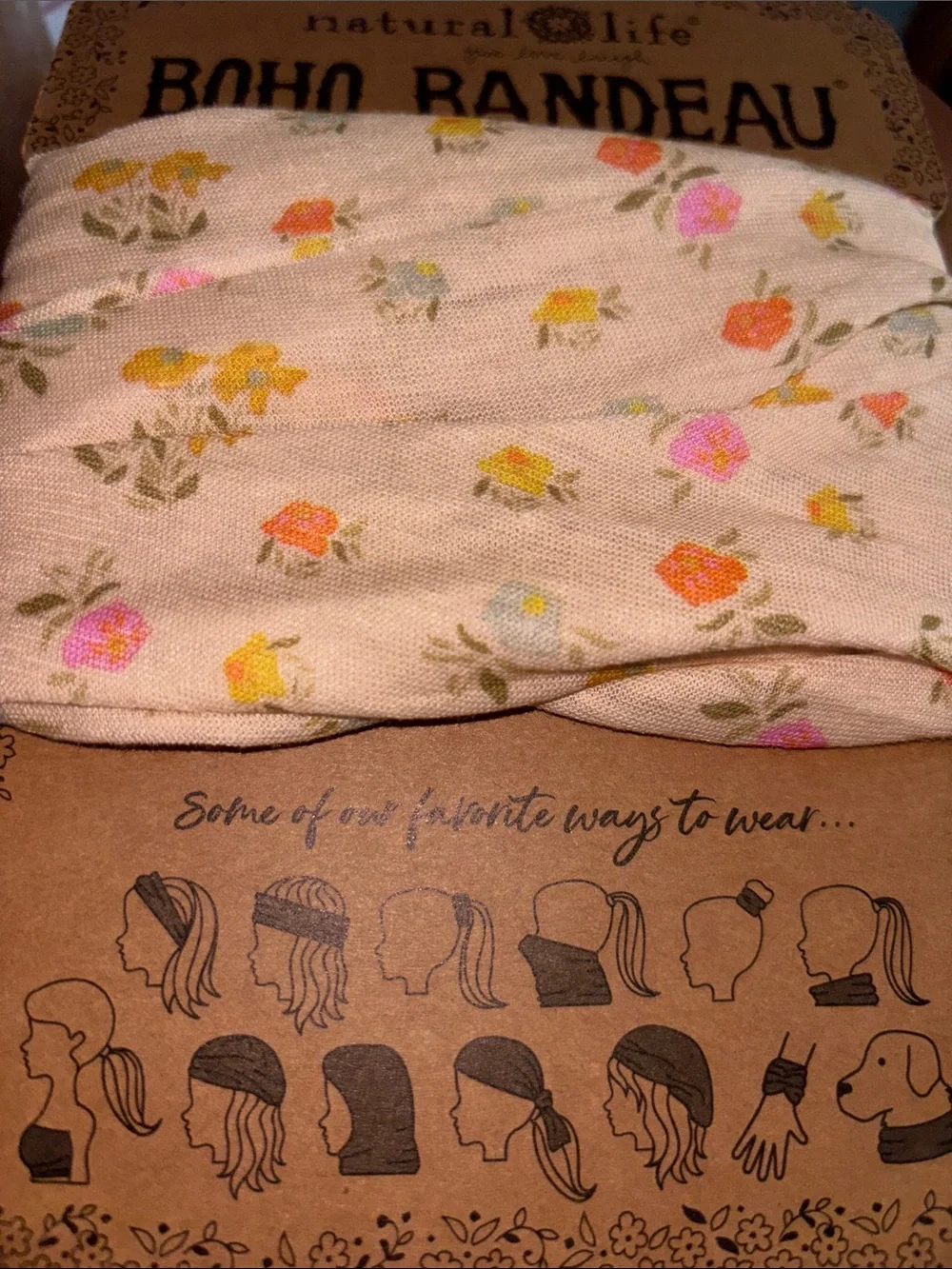 Natural Life boho bandeau hair band